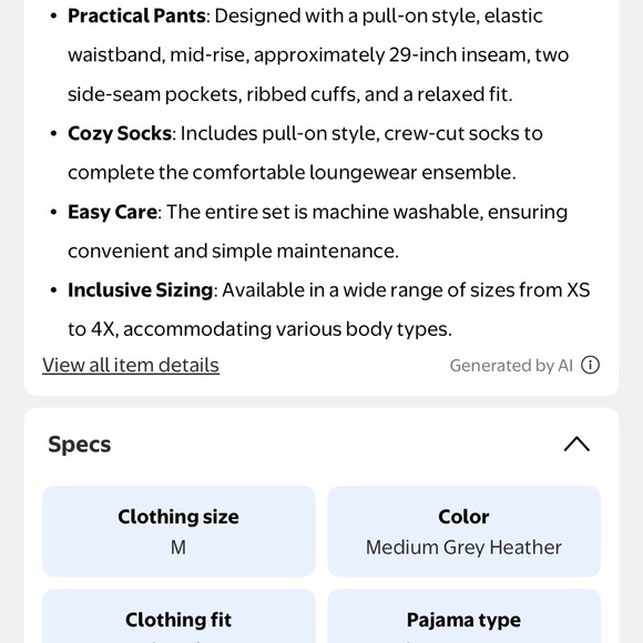 Women's Velour Cozy Gray 3 Pc Pajama Set - Picture 11 of 12